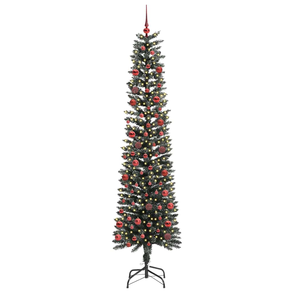 Umjetno božićno drvce Zelena 210 cm PVC, Plastika i Čelik