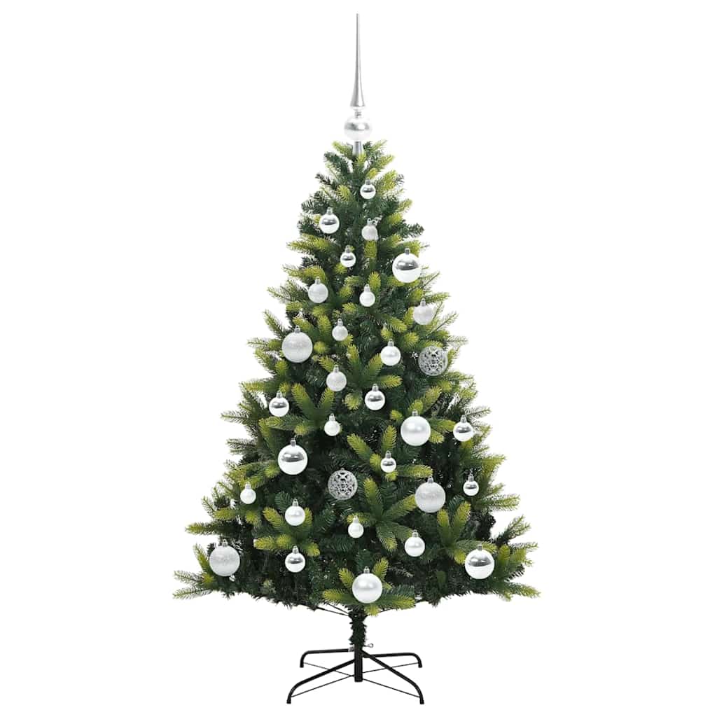Umjetno rasklopivo božićno drvce 150 LED-a Zelena 120 cm