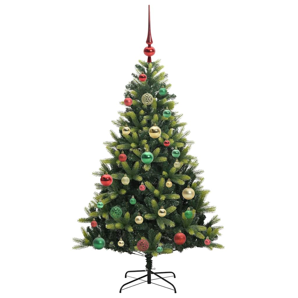 Umjetno rasklopivo božićno drvce 150 LED-a Zelena 120 cm