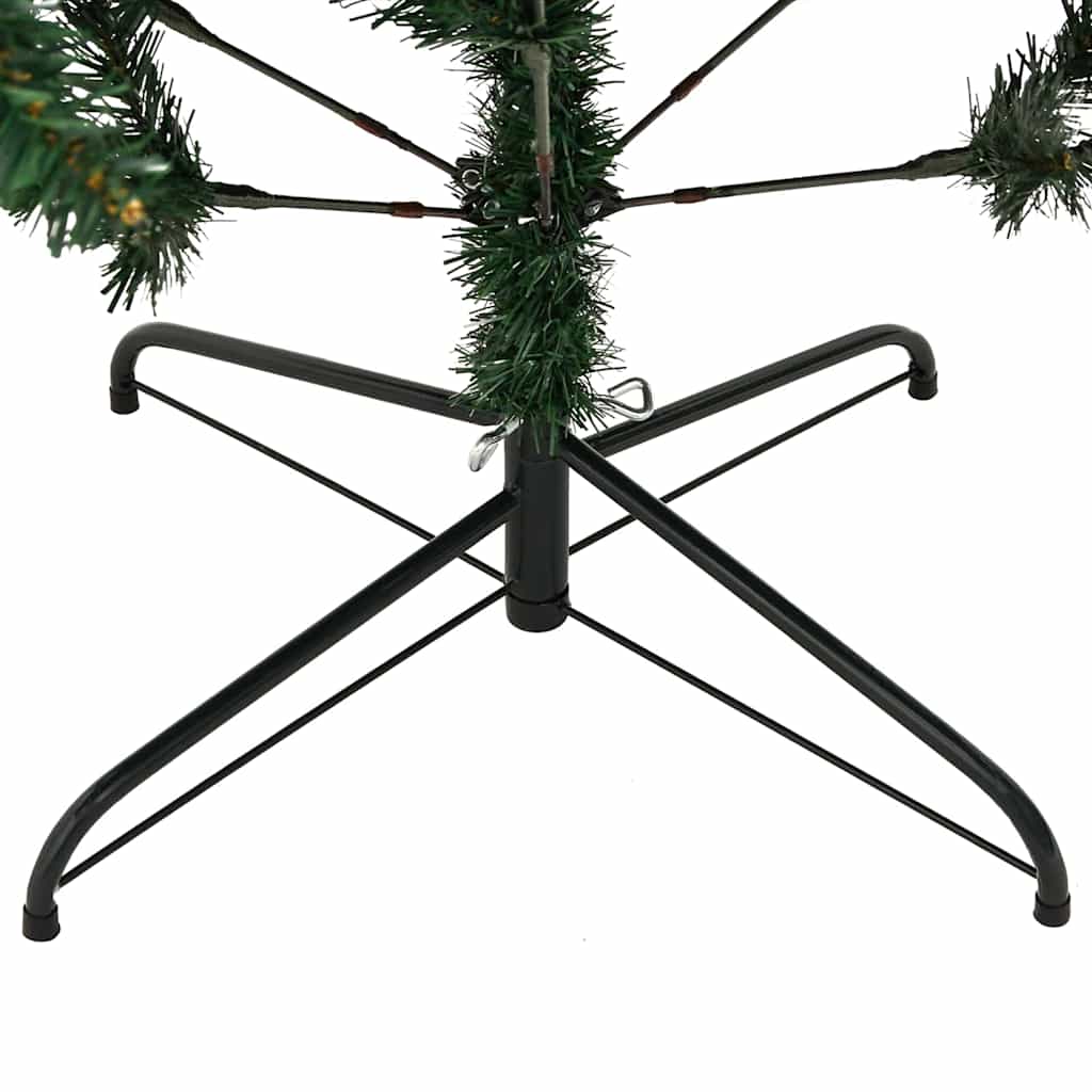 Umjetno rasklopivo božićno drvce 150 LED-a Zelena 150 cm