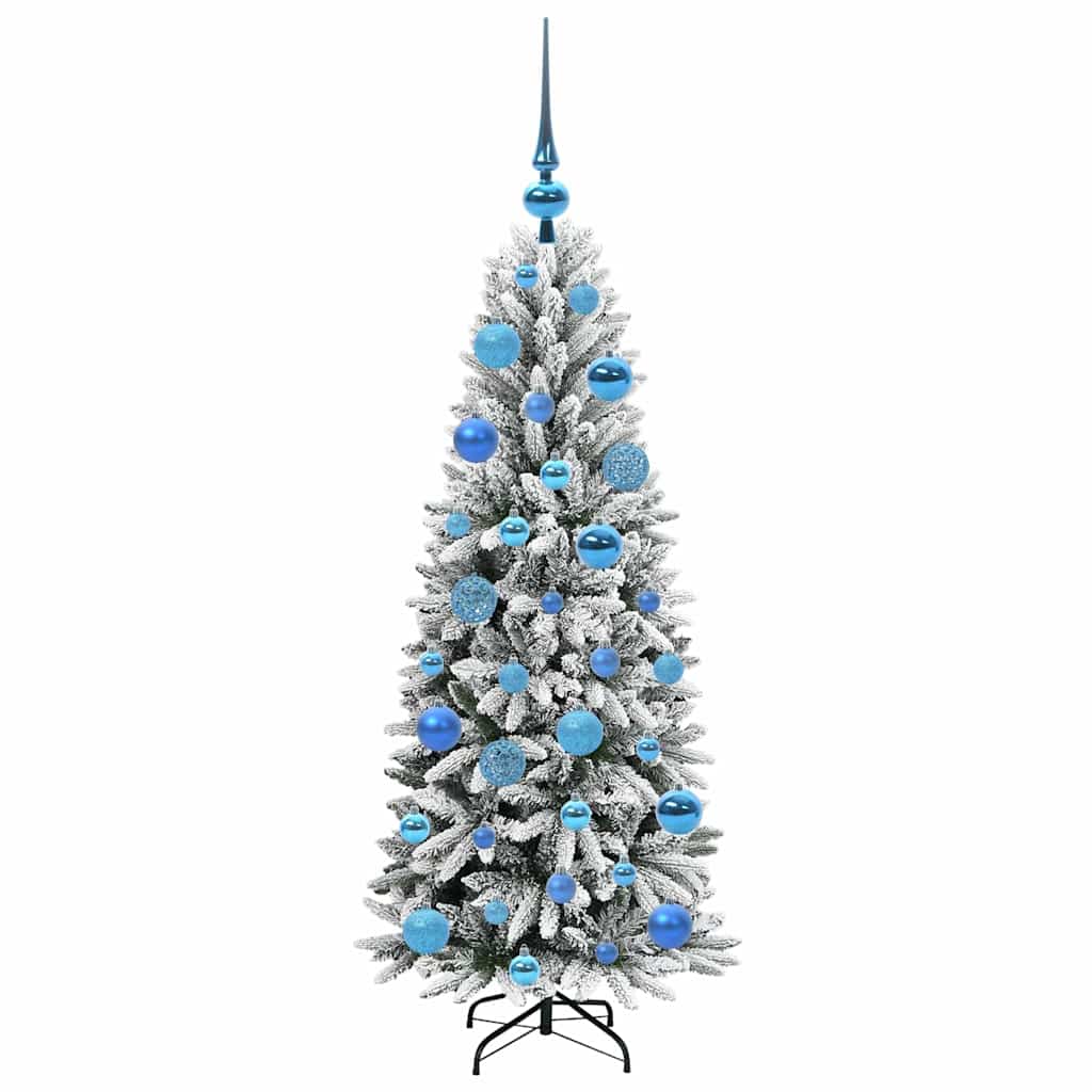 Umjetno božićno drvce Bijela 120 cm PVC, plastika, čelik i PE