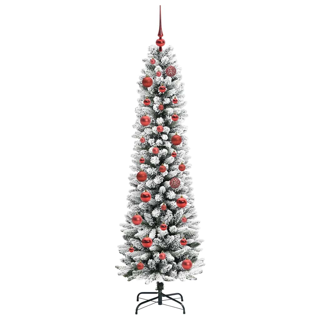 Umjetno božićno drvce Bijelo 150 cm PVC i Metal i Plastika