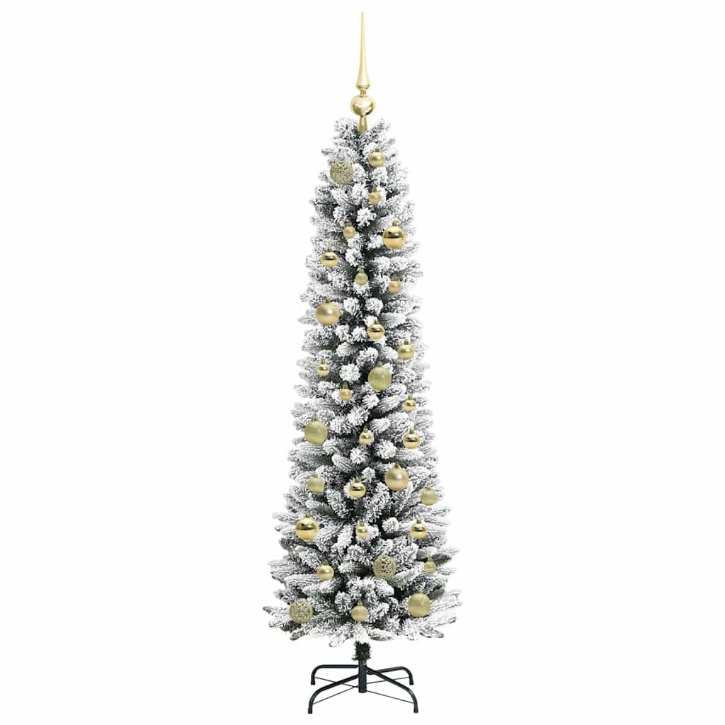 Umjetno božićno drvce Bijelo 150 cm PVC i Metal i Plastika