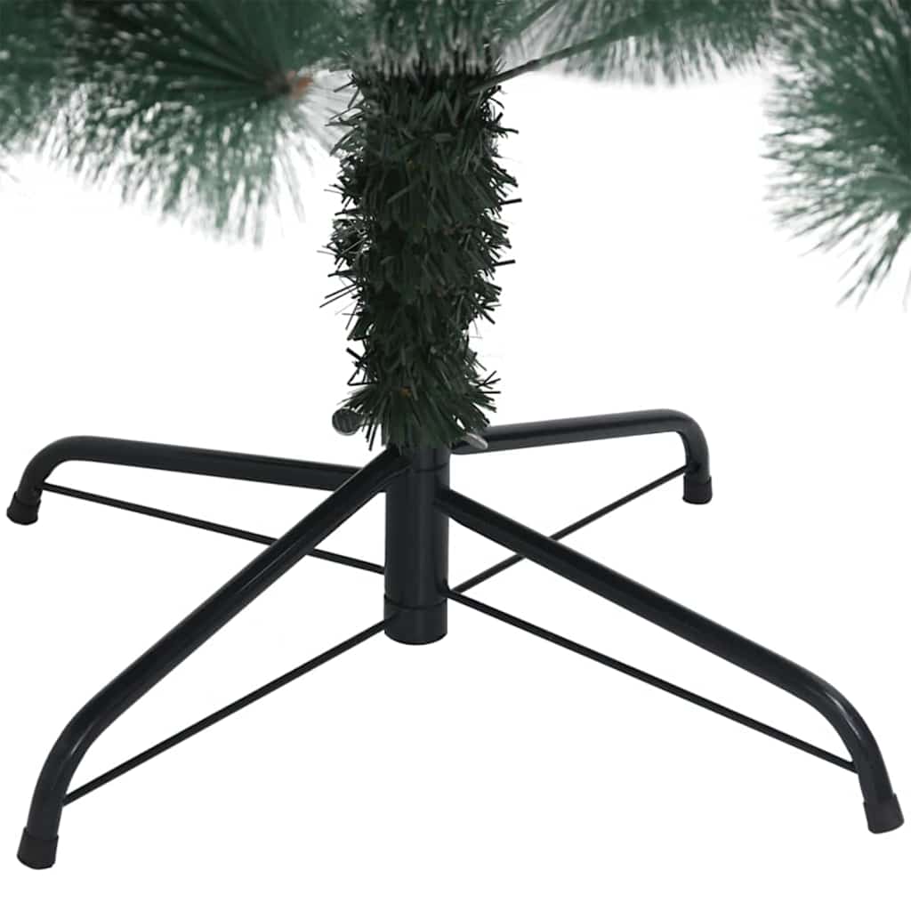 Umjetna božićna jelka s kuglicama s lampicama Zelena 180 cm PET