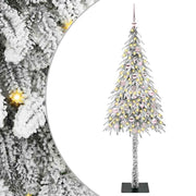 Božićno drvce s 150 LED svjetlima Bijelo 150 cm PE i čelik