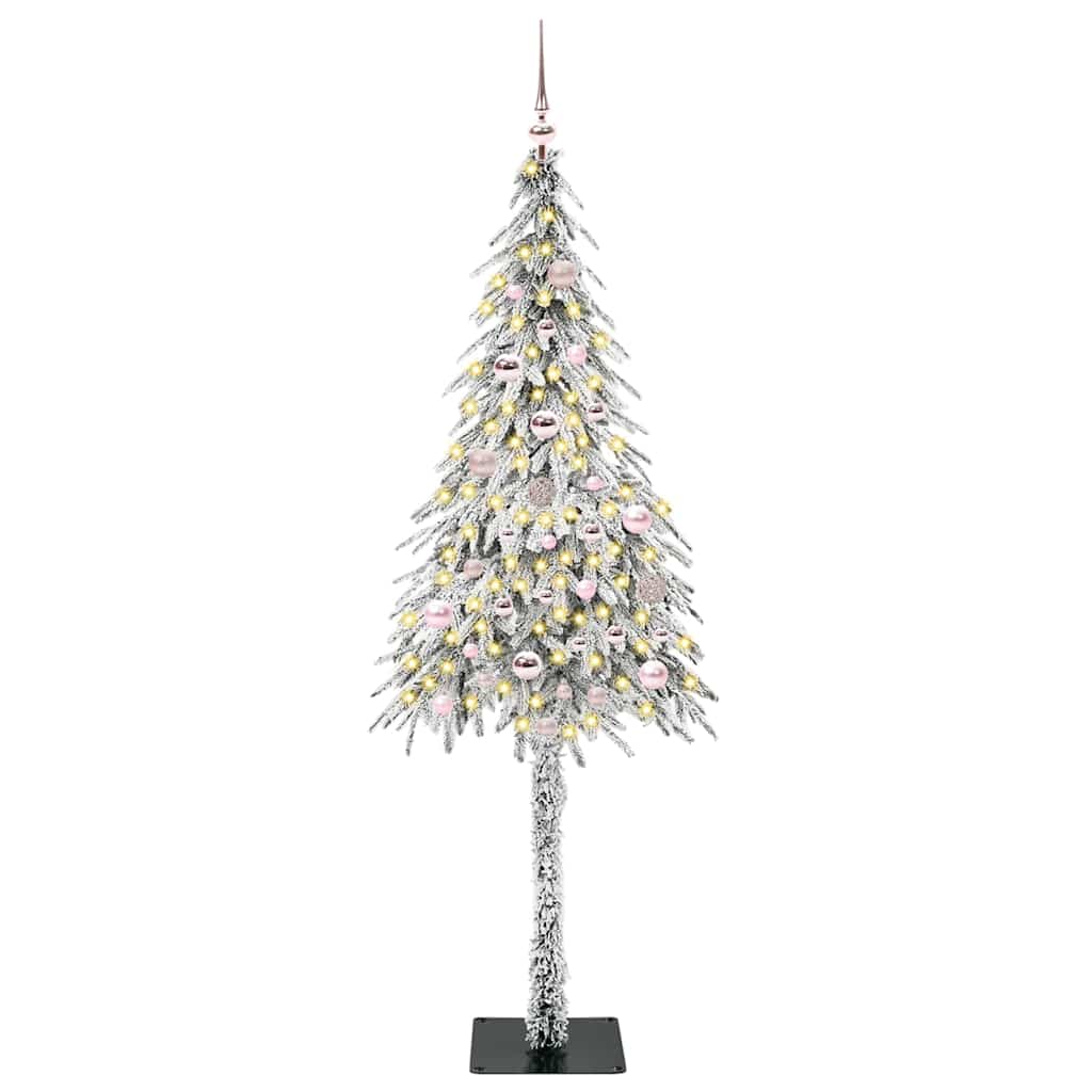 Božićno drvce s 150 LED svjetlima Bijelo 150 cm PE i čelik