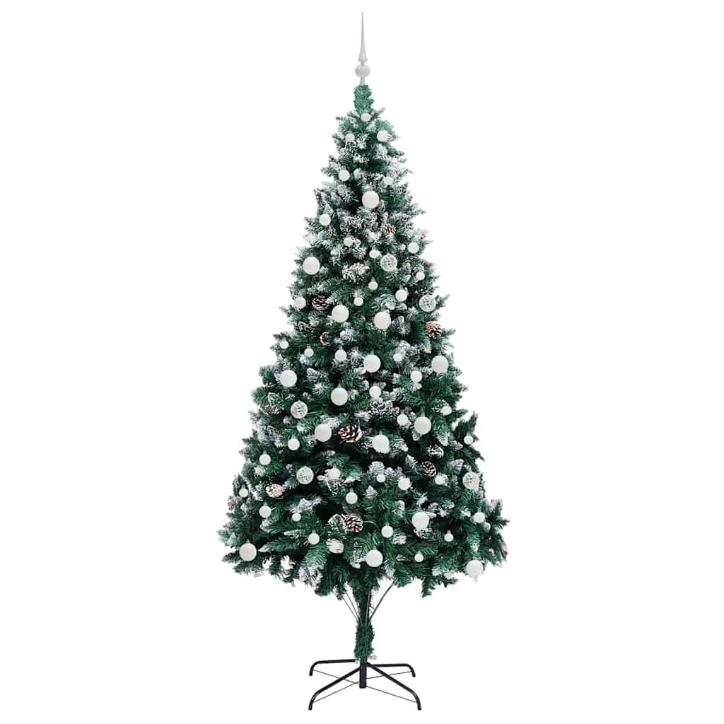 Umjetno božićno drvce Zelena 210 cm PVC i Čelik i Plastika