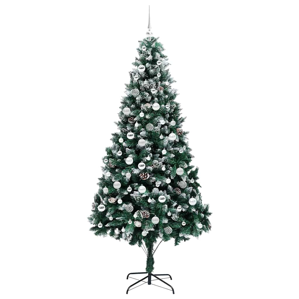 Umjetno božićno drvce Zelena 210 cm PVC i Čelik i Plastika