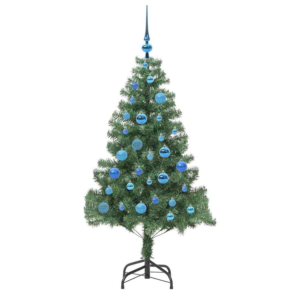 Božićno drvce s 150 LED svjetlima s stalakom Zelena 150 cm PVC