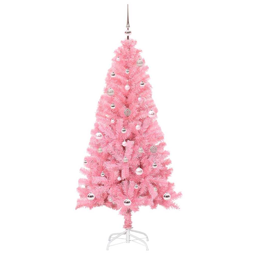 Božićno drvce s 150 LED svjetlima Ružičasta 150 cm PVC