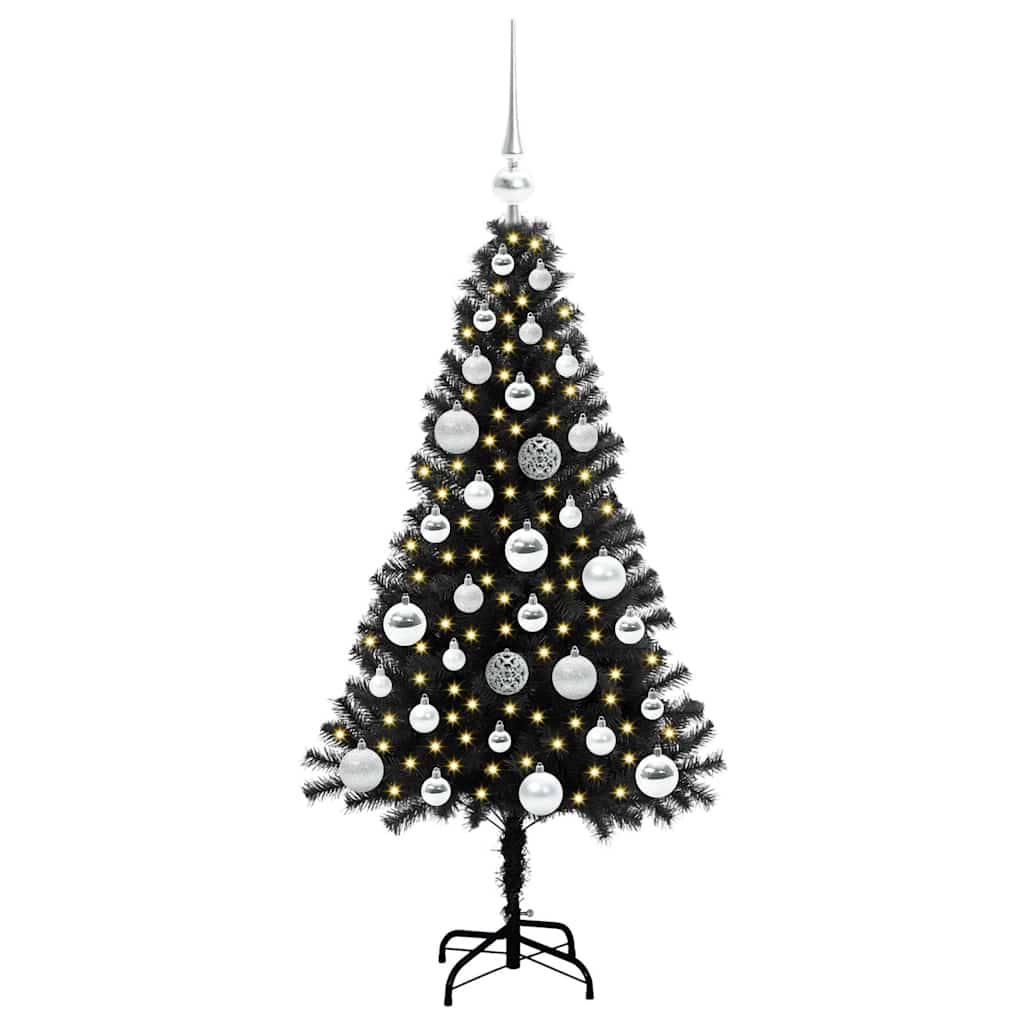 Božićno drvce Crna 120 cm PVC