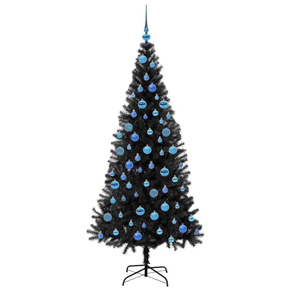 Božićno drvce Crna 180 cm PVC