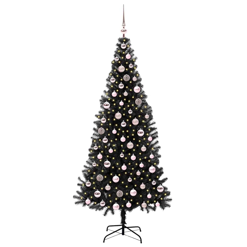 Božićno drvce Crna 210 cm PVC