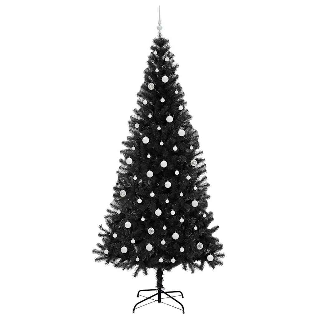 Božićno drvce Crna 240 cm PVC