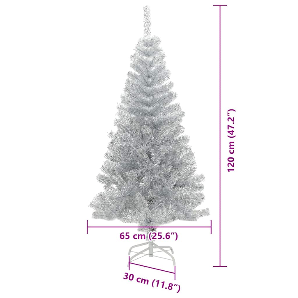 Božićno drvce Srebrno 120 cm PET