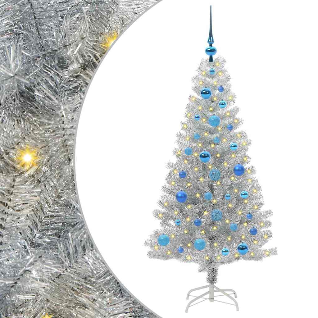 Božićno drvce Srebrno 150 cm PET