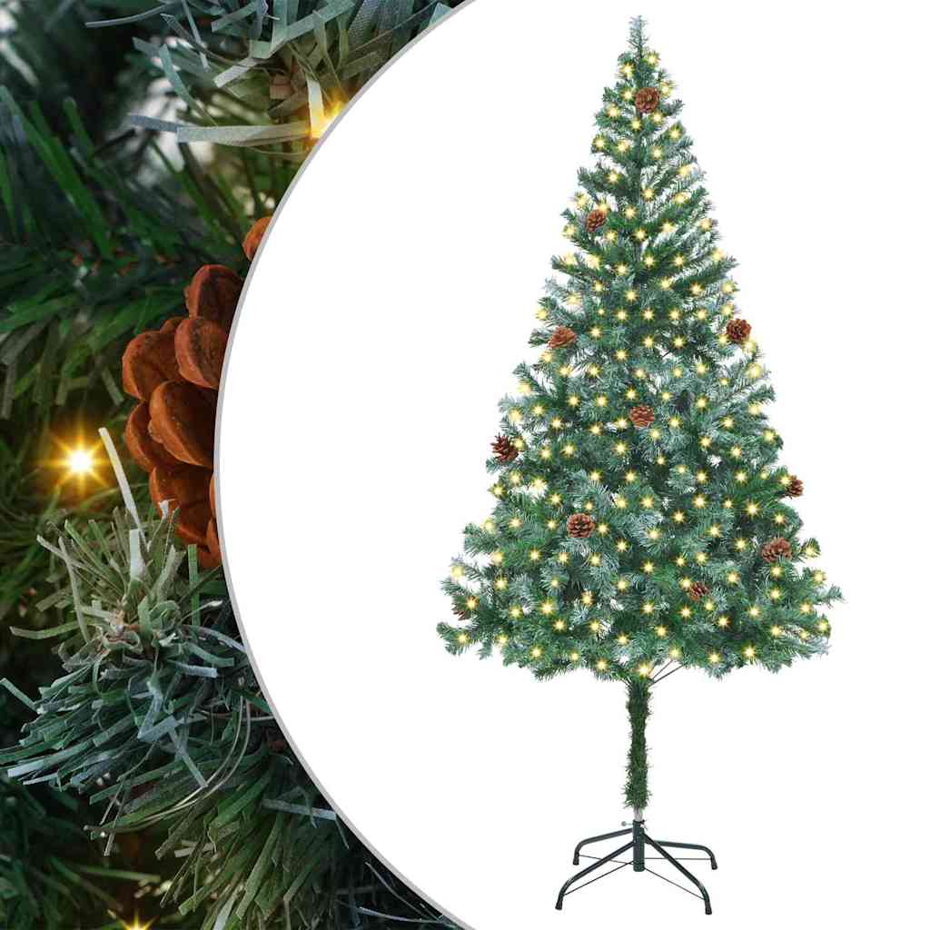 Umjetno božićno drvce s stalakom Zelena 180 cm PVC i čelik