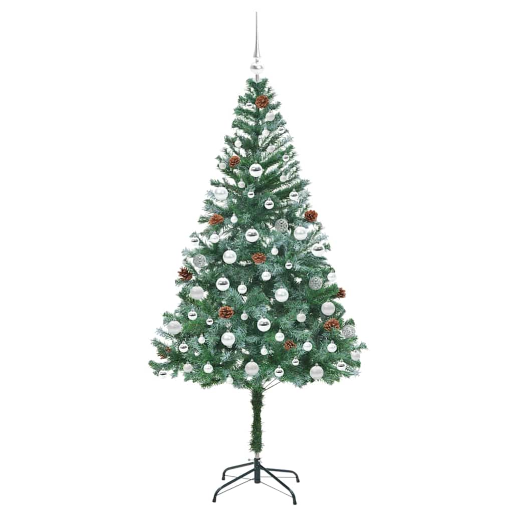 Umjetno božićno drvce s stalakom Zelena 180 cm PVC i čelik