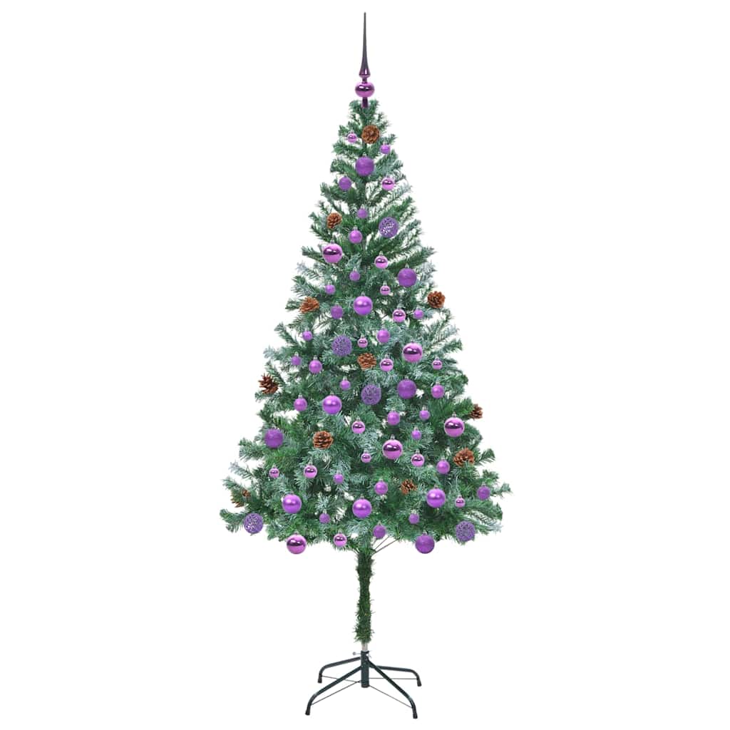 Umjetno božićno drvce s stalakom Zelena 180 cm PVC i čelik