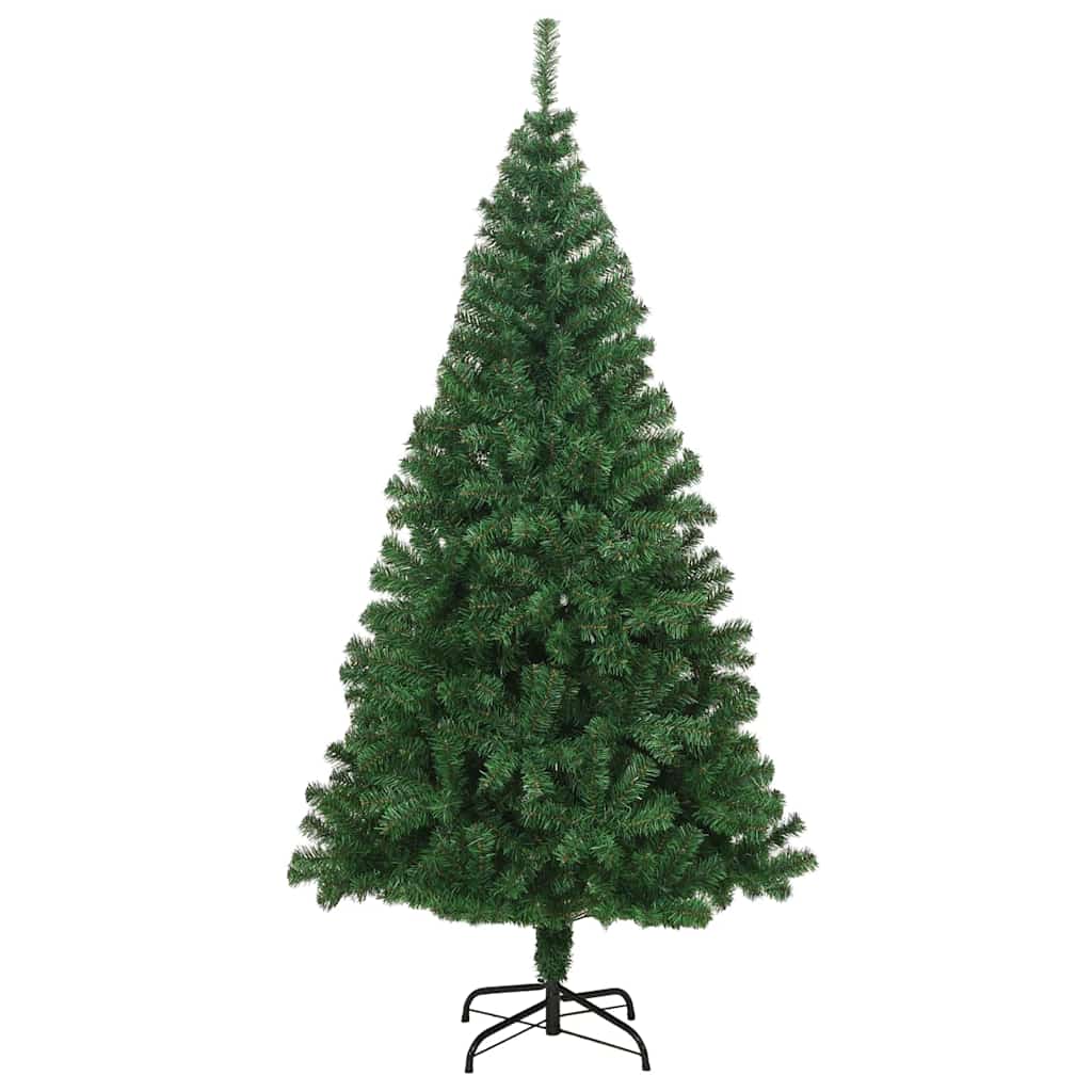 Umjetno božićno drvce Zelena 210 cm PVC i Čelik i Plastika 110 x 110 x 210 cm