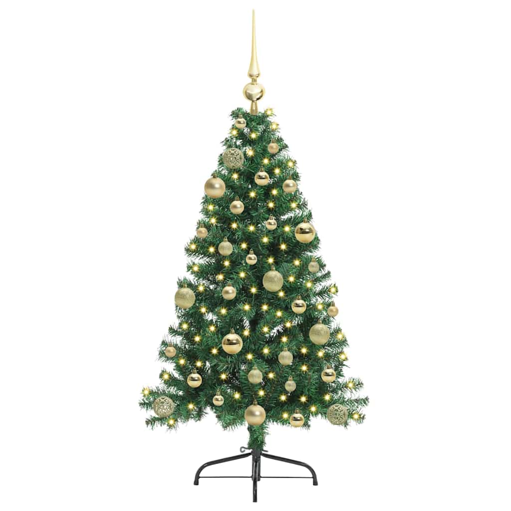 Umjetno predsvijetljeno božićno drvce Zelena 120 cm PVC