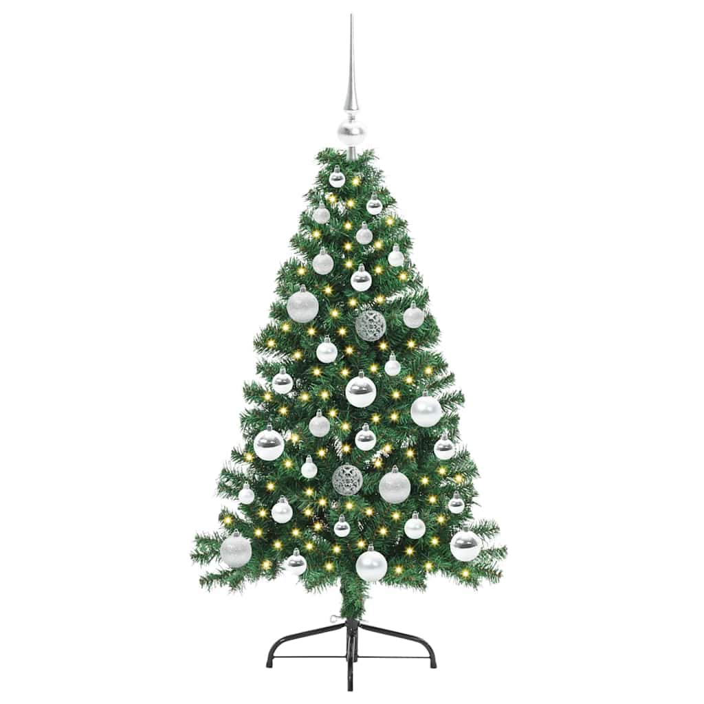 Umjetno predsvijetljeno božićno drvce Zelena 120 cm PVC