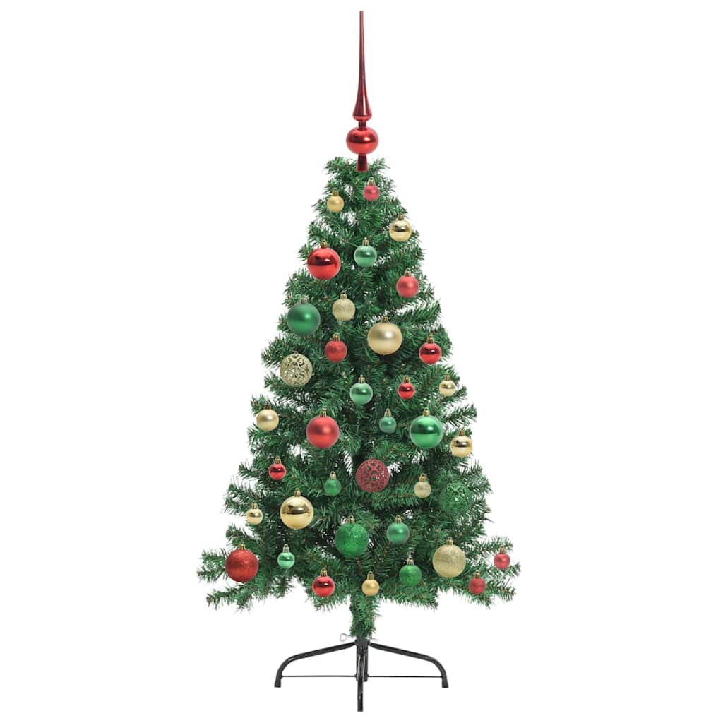 Umjetno predsvijetljeno božićno drvce Zelena 120 cm PVC