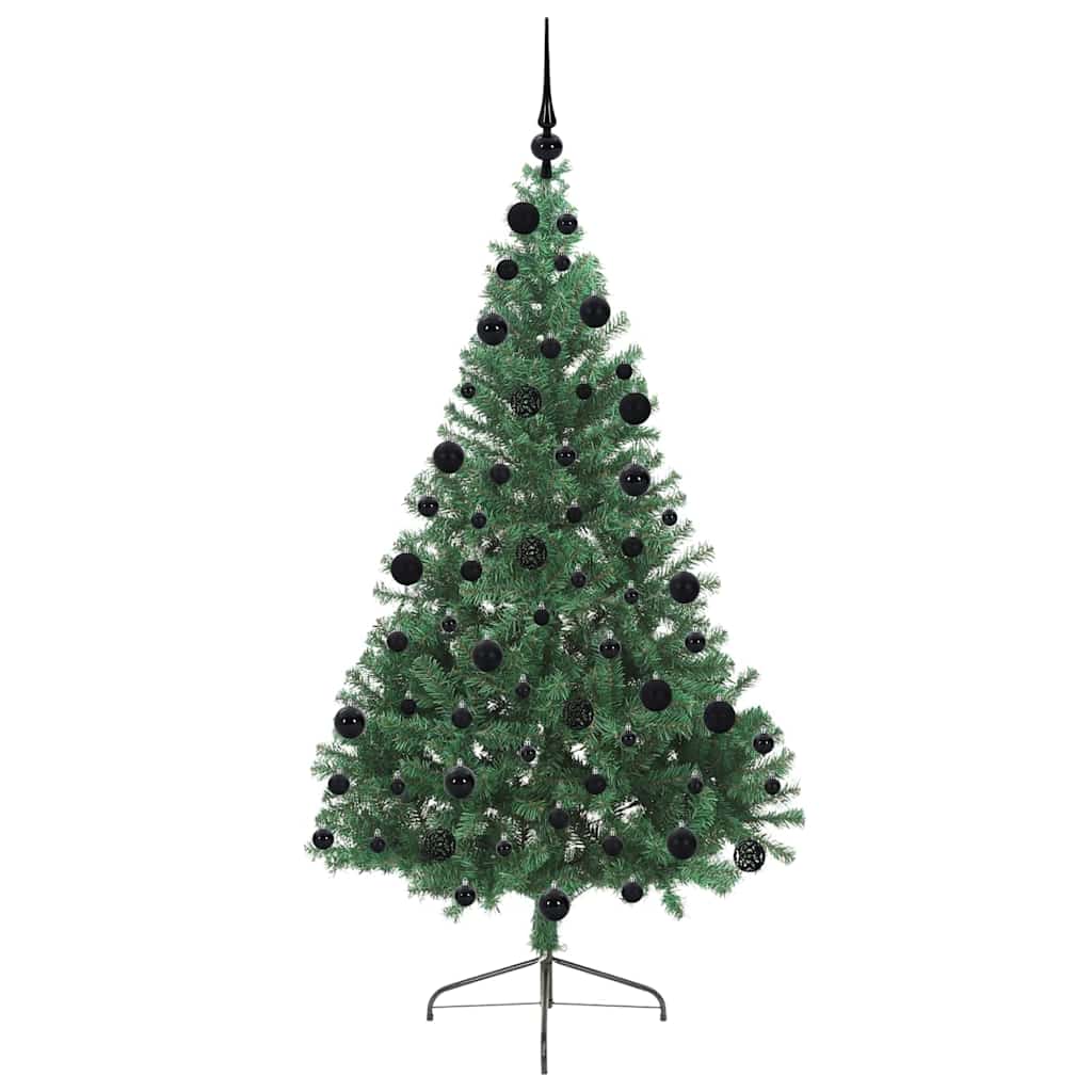 Umjetno predsvijetljeno božićno drvce Zelena 210 cm PVC