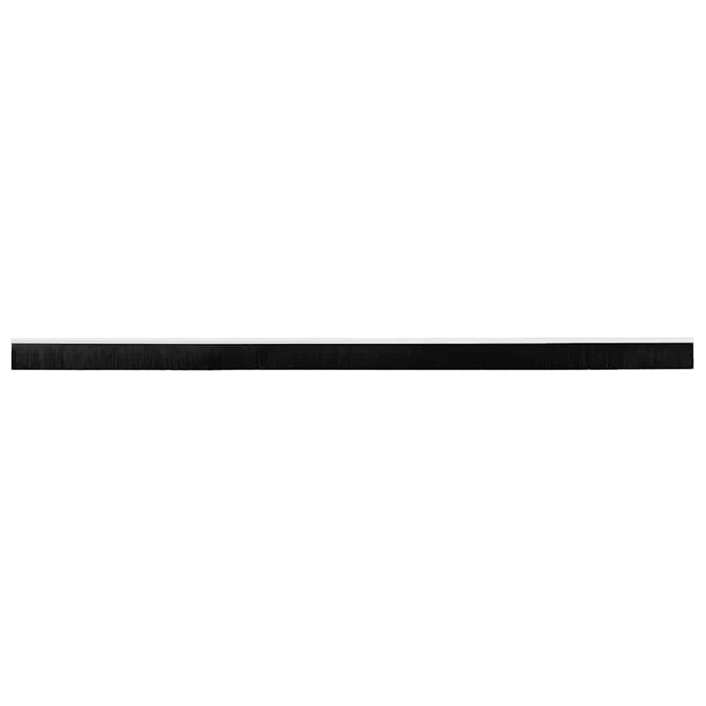 Držač četke za vrata 2 pcs Bijelo 100 cm Aluminijski legura