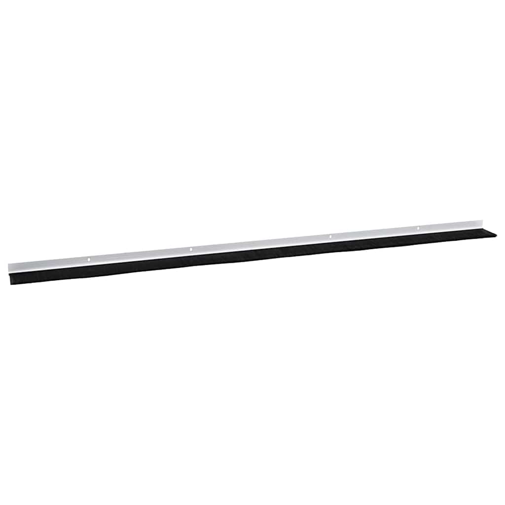 Držač četke za vrata 6 pcs Bijelo 100 cm Aluminijski legura