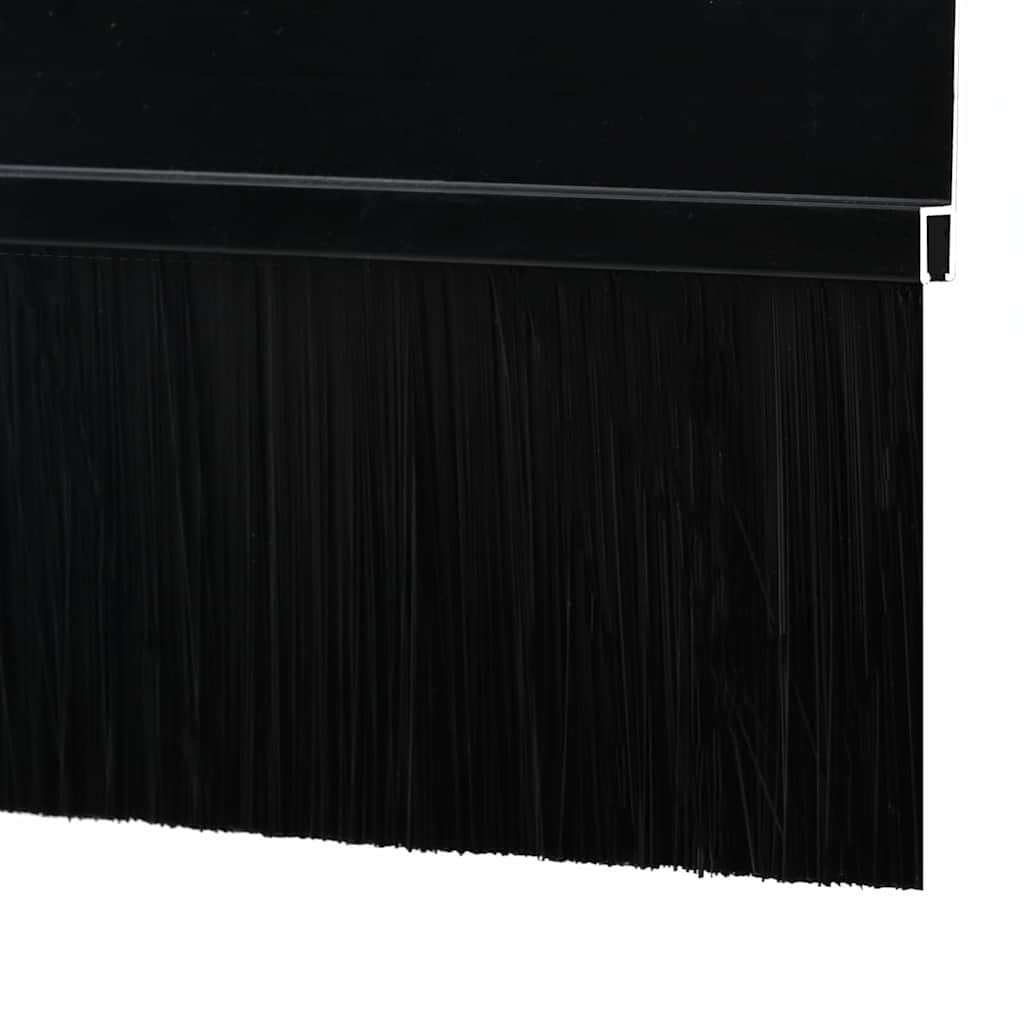 Samoljepljivi pečati za vrata 6 pcs Crna 100 cm