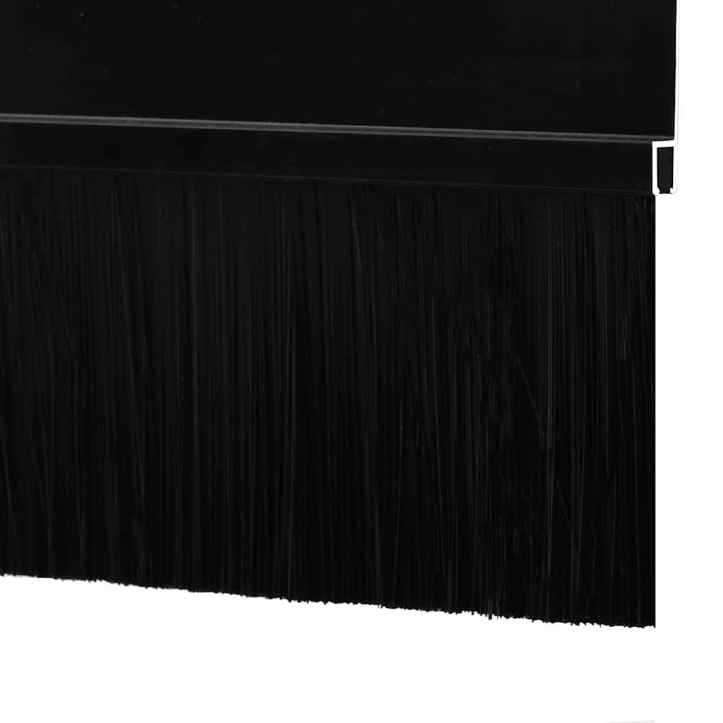 Samoljepljivi pečati za vrata 12 pcs Crna 100 cm