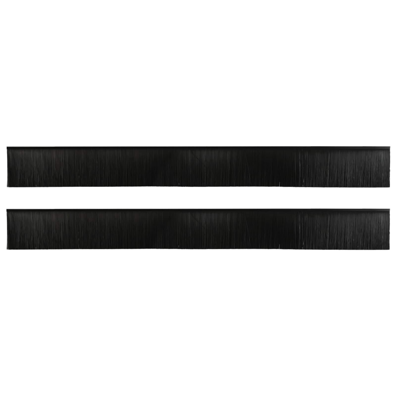 Samoljepljivi pečati za vrata 2 pcs Crna 100 cm