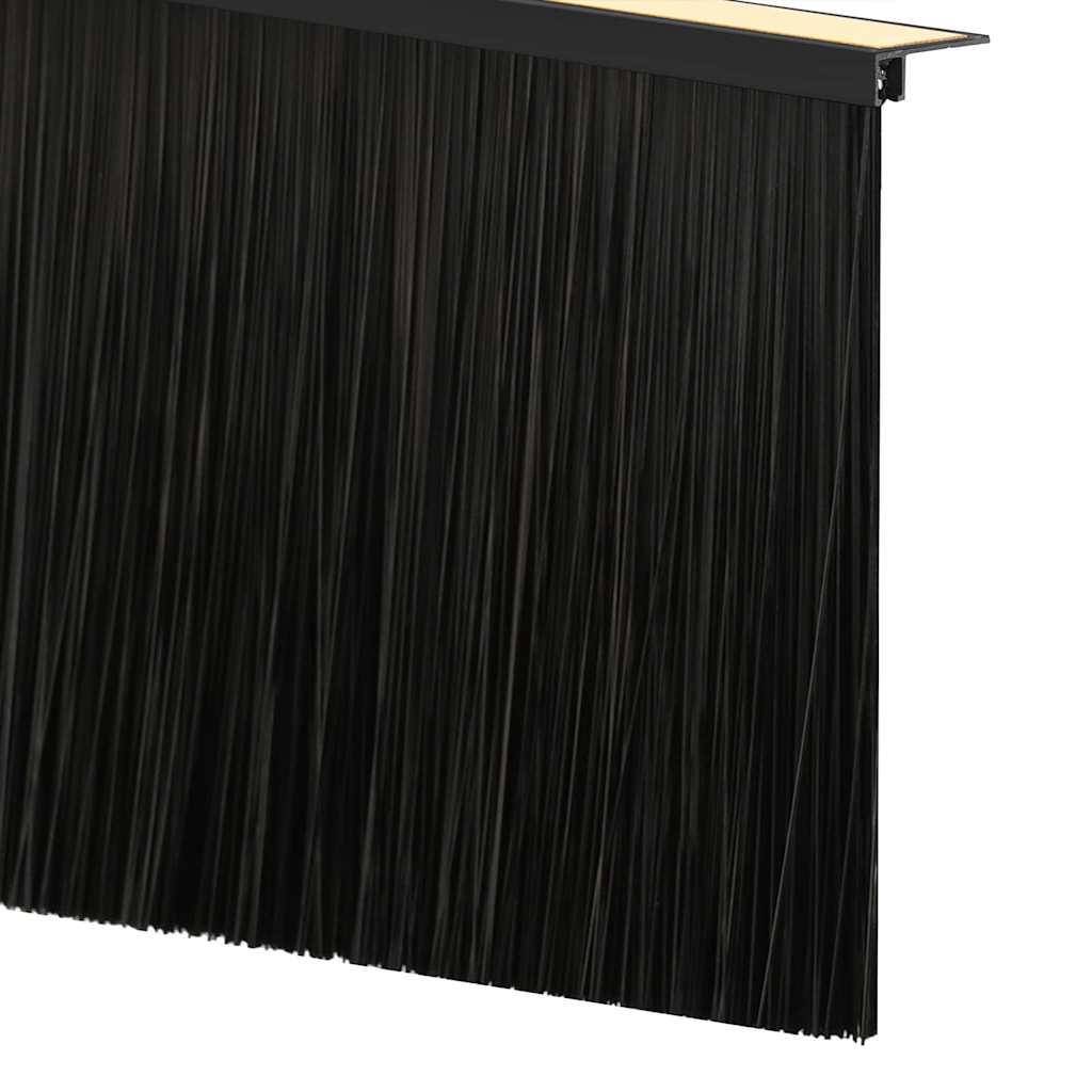 Samoljepljivi pečati za vrata 12 pcs Crna 100 cm