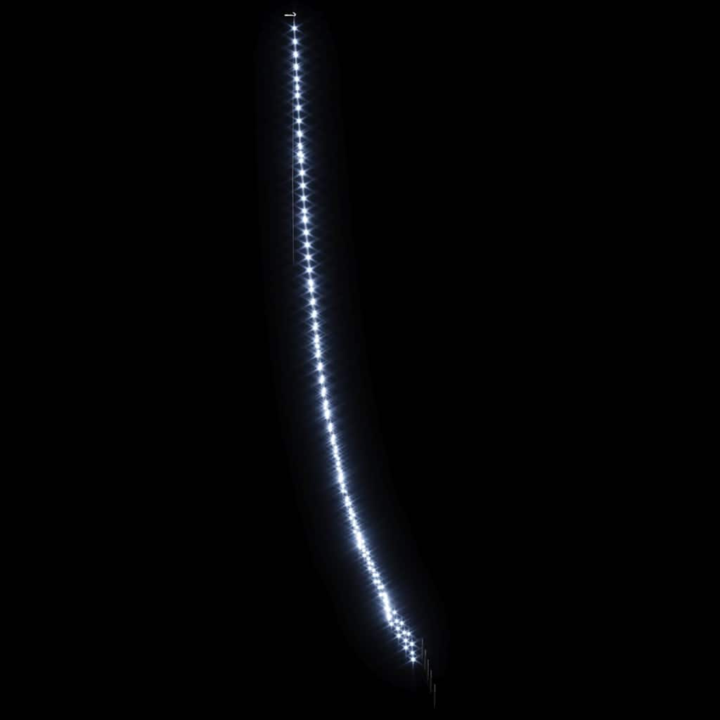 LED Božićno drvce s zemljanim klinovima Hladna bijela 511 cm