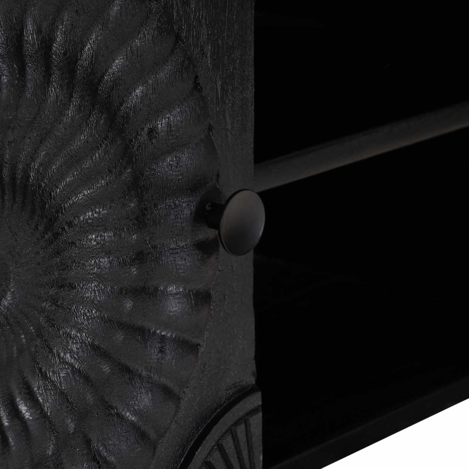 TV ormar s policom s pohranom s vratima Crna 105 x 30 x 35 cm