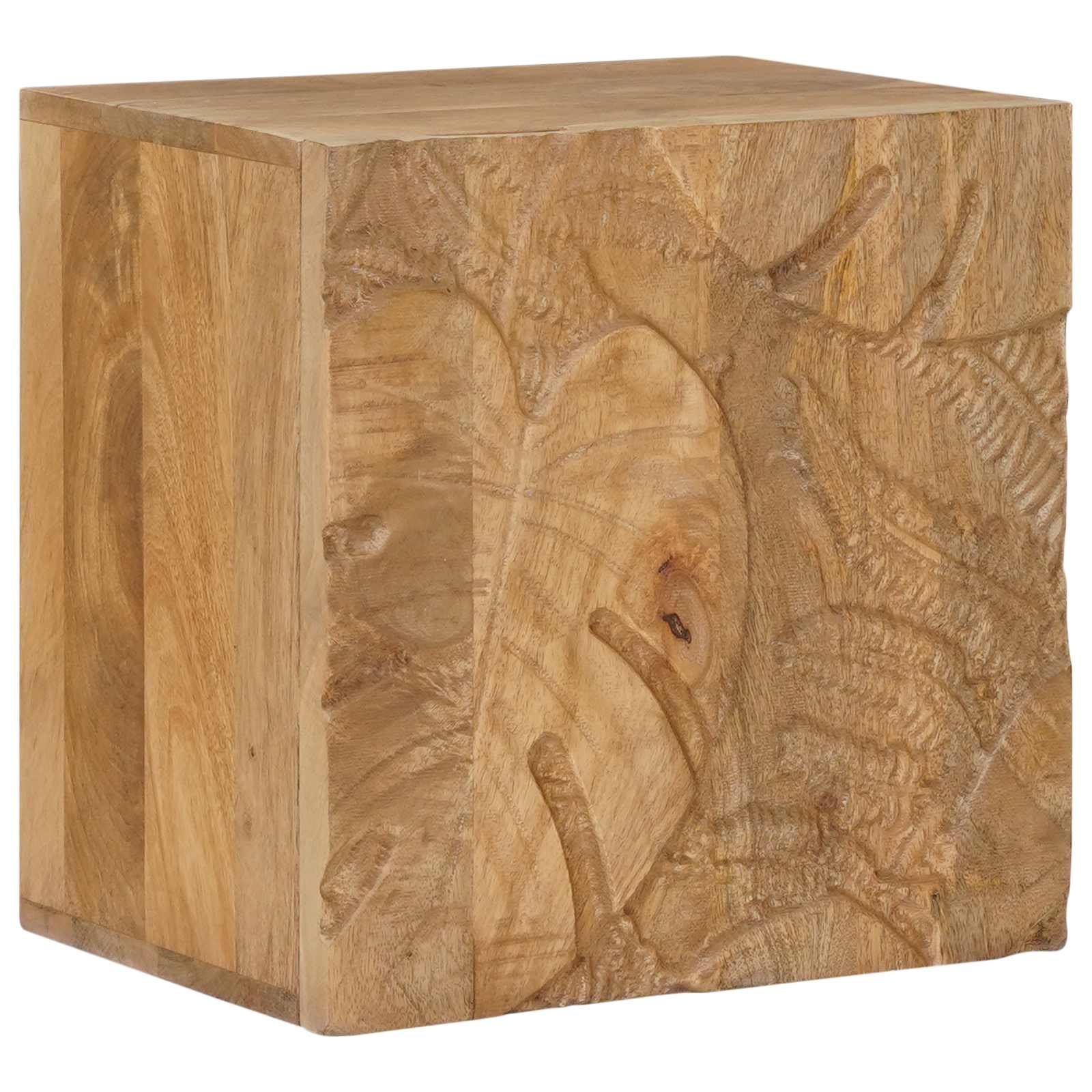 Ručno rađeni noćni ormarić Tamnije smeđi teak 40x30x40 cm