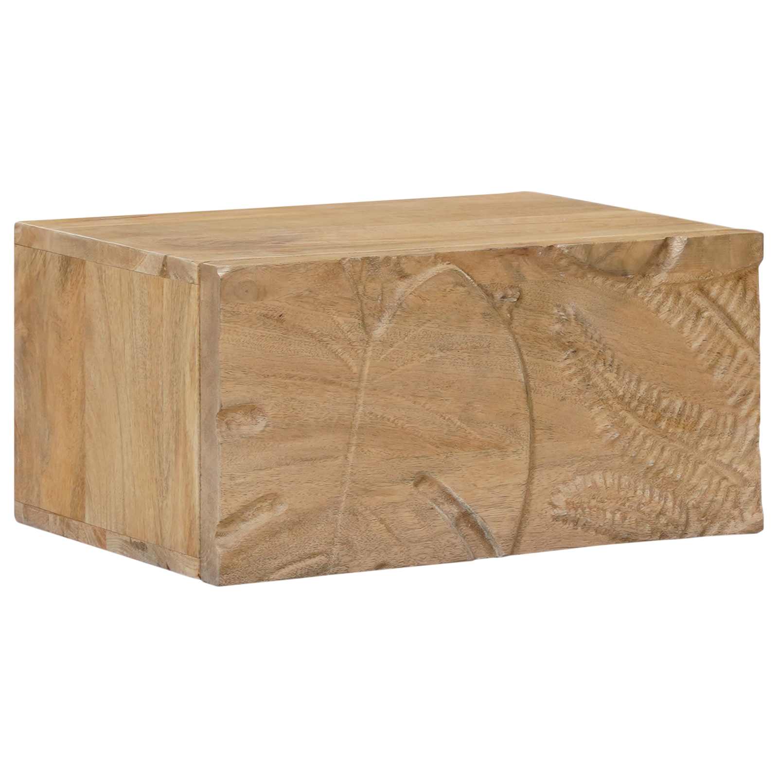 Ručno rađeni noćni ormarić Tamnije smeđi teak 40 x 30 x 20 cm
