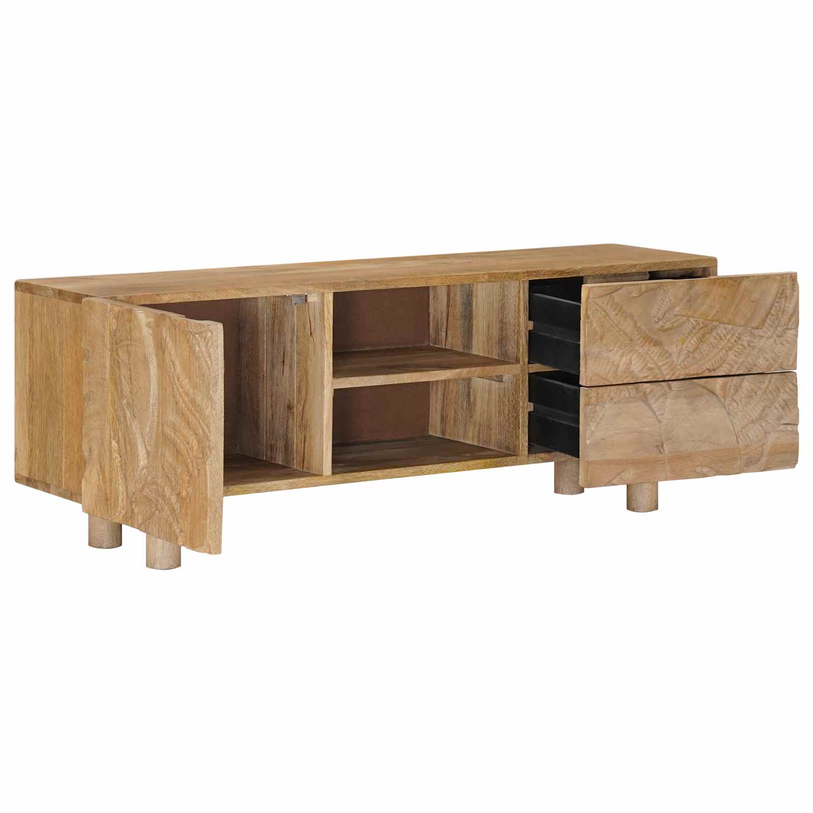 TV ormar 110 x 30 x 40 cm Čvrsto Mango Drvo i Inženjersko Drvo
