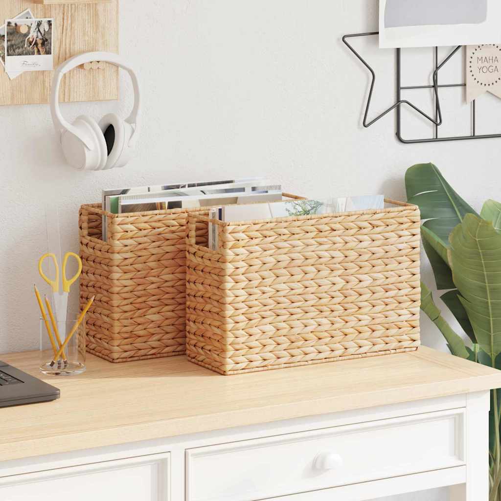 Košare za časopise 2 pcs Prirodna 39 x 14 x 25 cm Zumbul