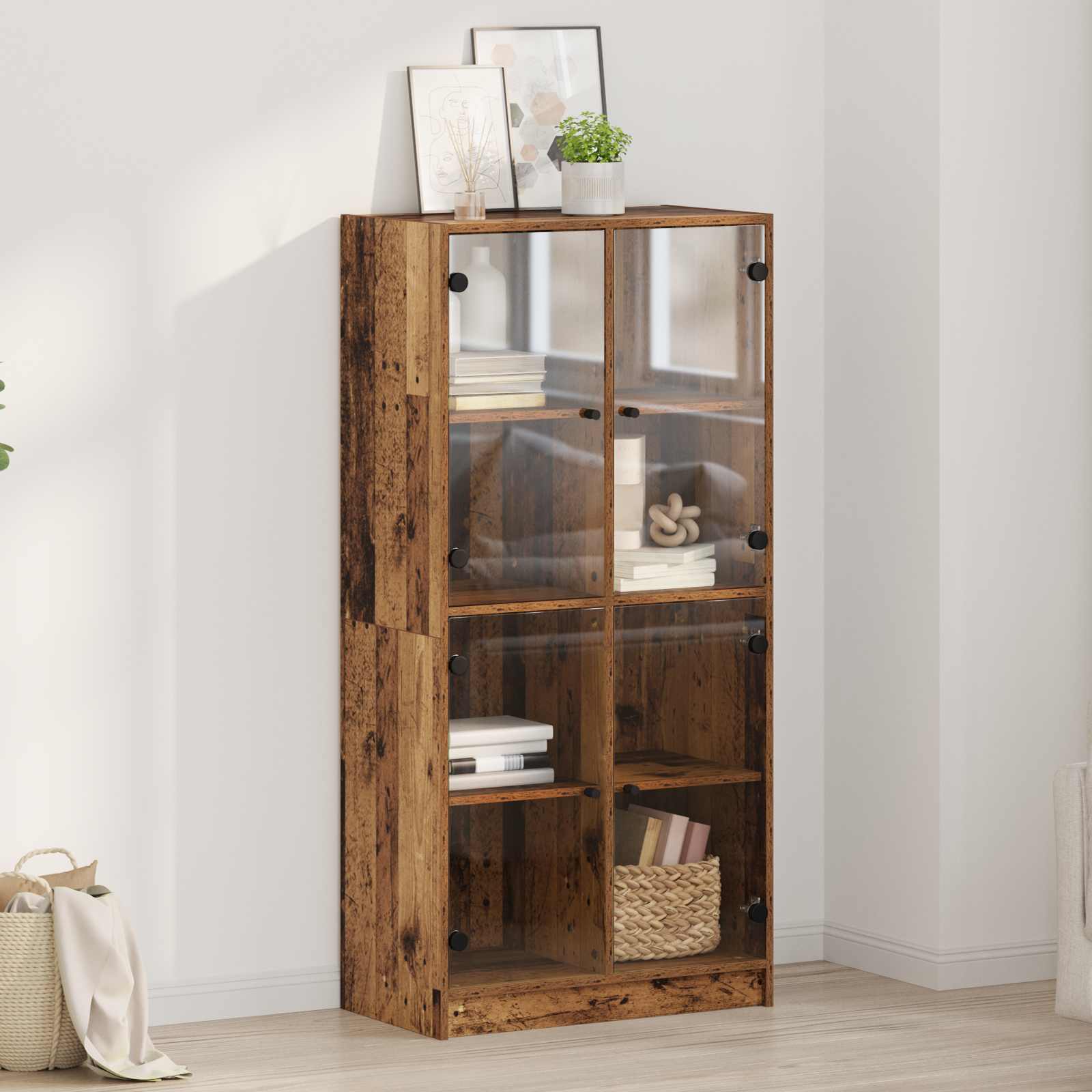 Highboard Staro drvo 68 x 37 x 142 cm Konstruirano drvo