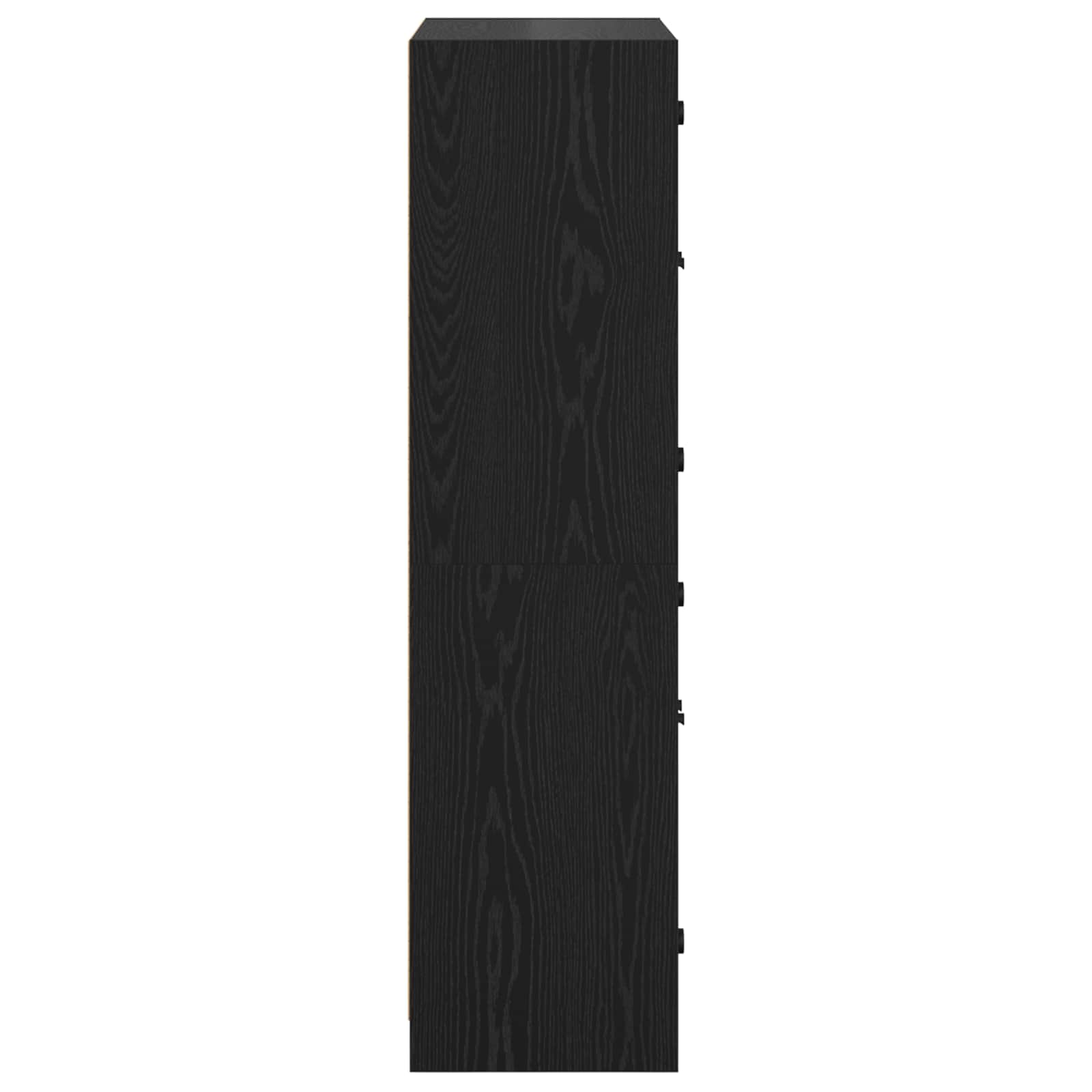 Highboard Crni hrast 68 x 37 x 142 cm Konstruirano drvo