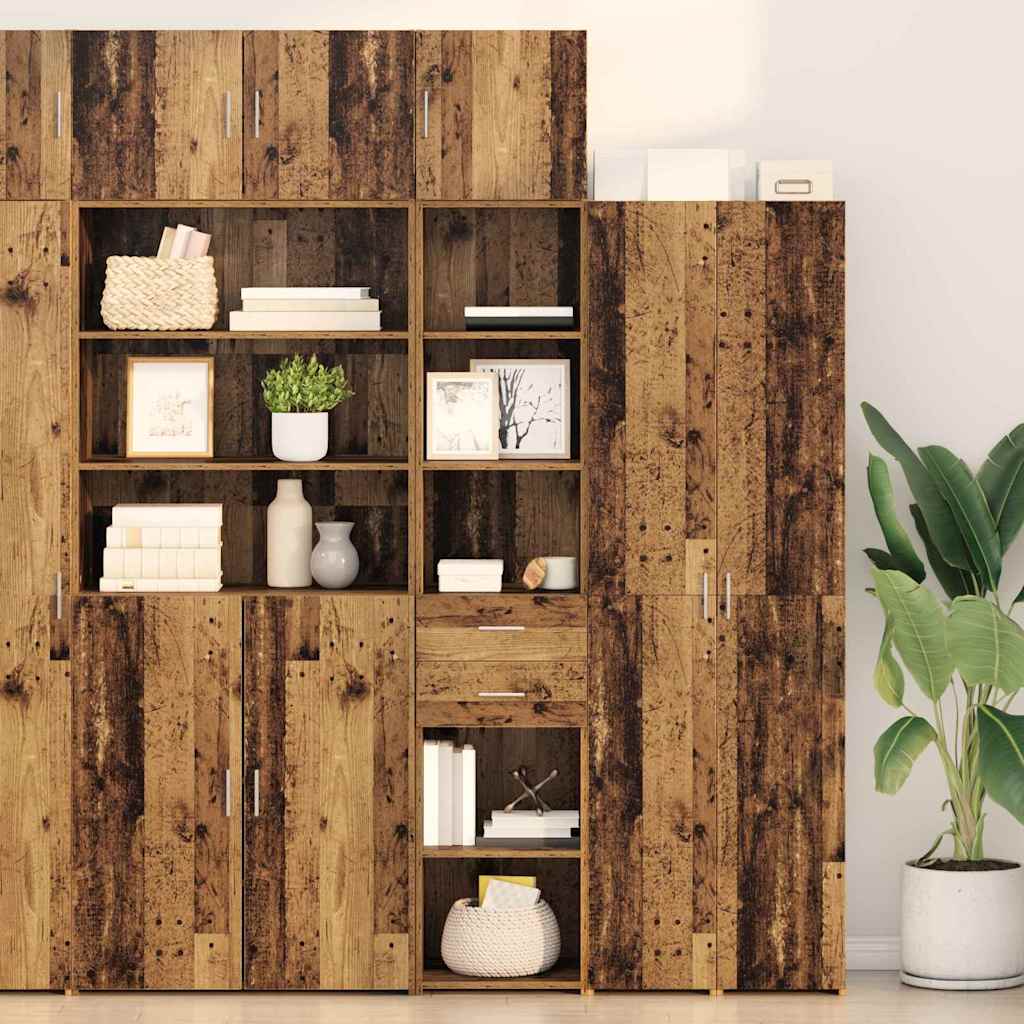 Highboard Staro drvo 40 x 42,5 x 185 cm Konstruirano drvo