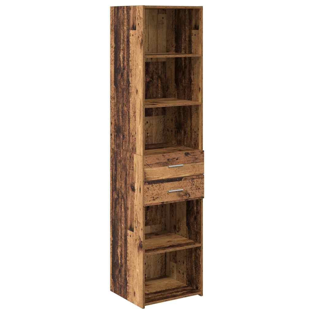 Highboard Staro drvo 45 x 42,5 x 185 cm Konstruirano drvo
