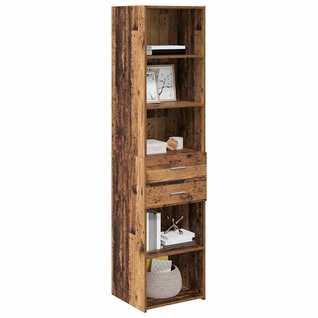Highboard Staro drvo 45 x 42,5 x 185 cm Konstruirano drvo