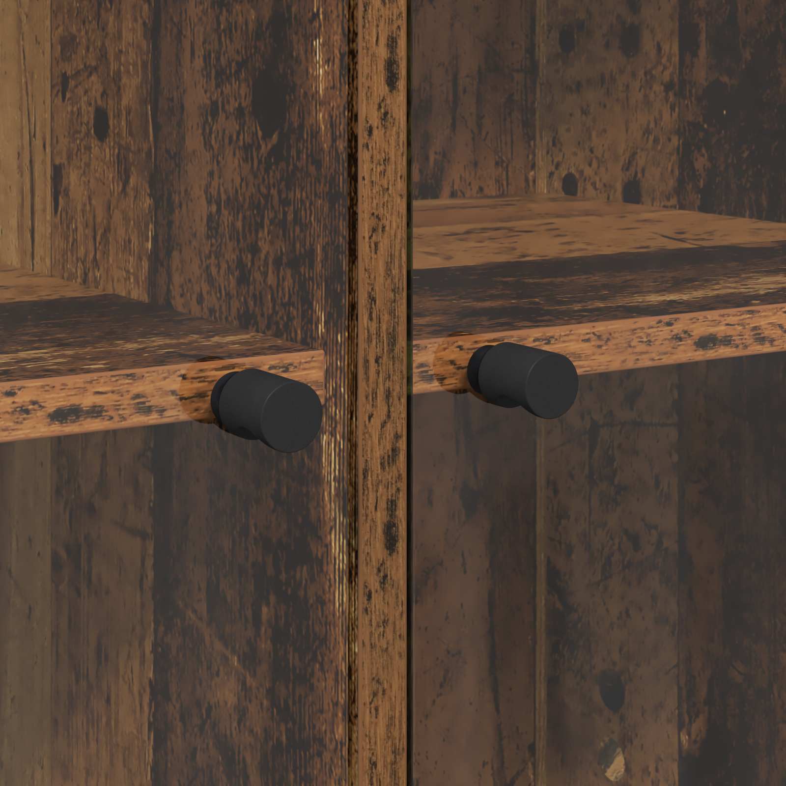 Highboard 2 pcs Staro drvo 68 x 37 x 142 cm Konstruirano drvo