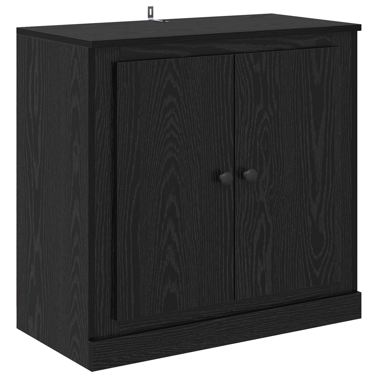 Komode 3 pcs Crni hrast 210 x 35,5 x 67,5 cm Konstruirano drvo