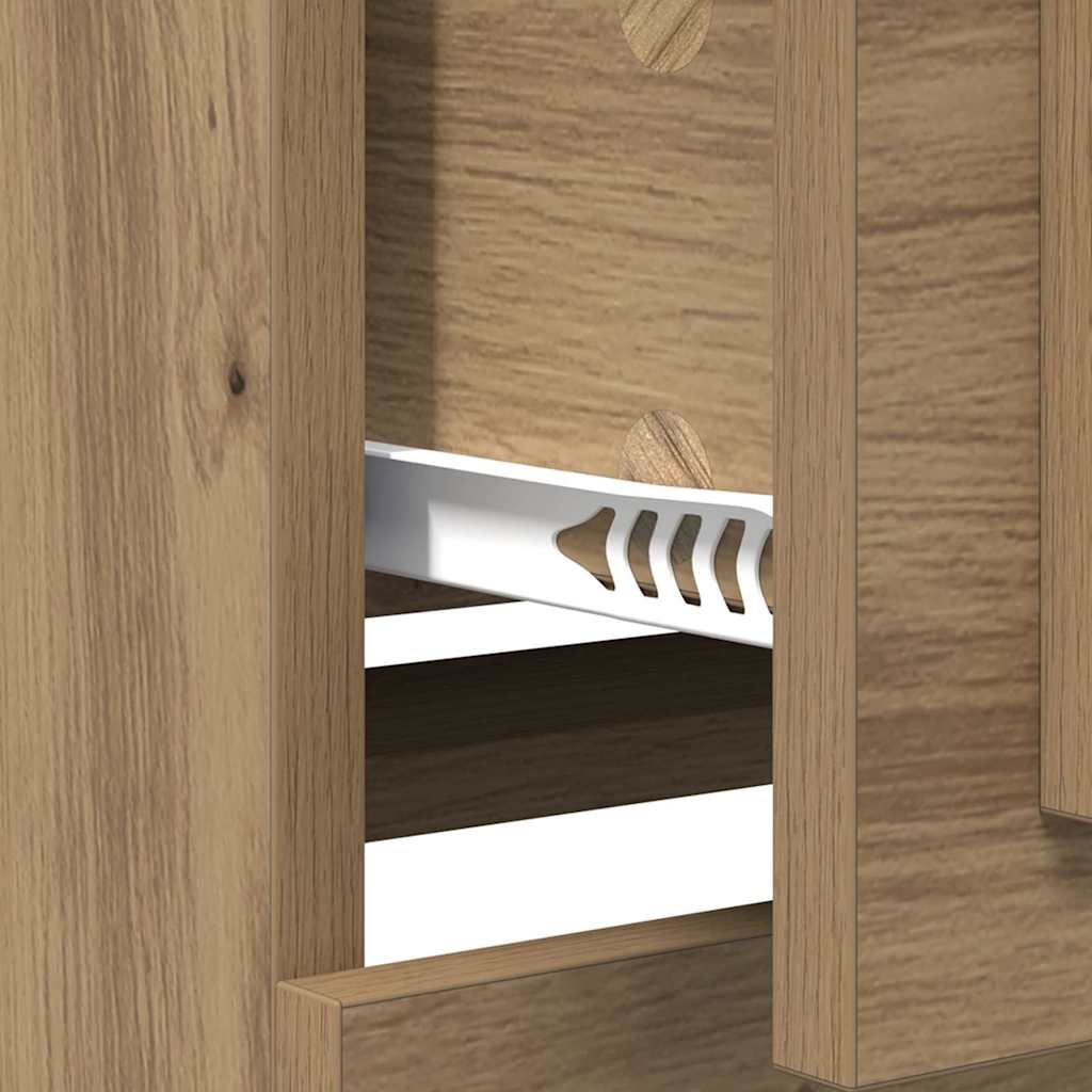 Komode s ladicama 2 pcs Umjetnički hrast 70 x 35,5 x 67,5 cm