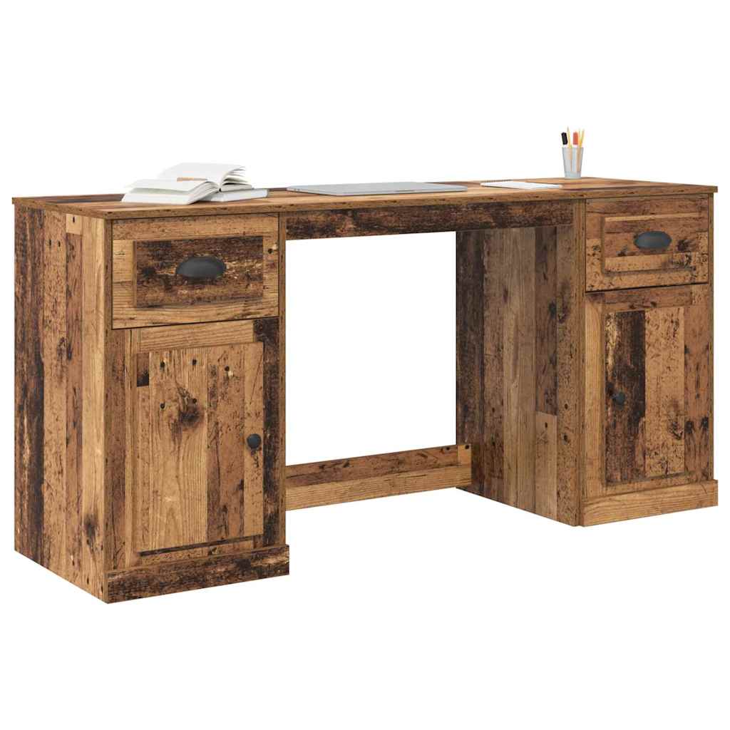Stol s ormarom Staro drvo 154,5 x 50 x 75 cm Konstruirano drvo