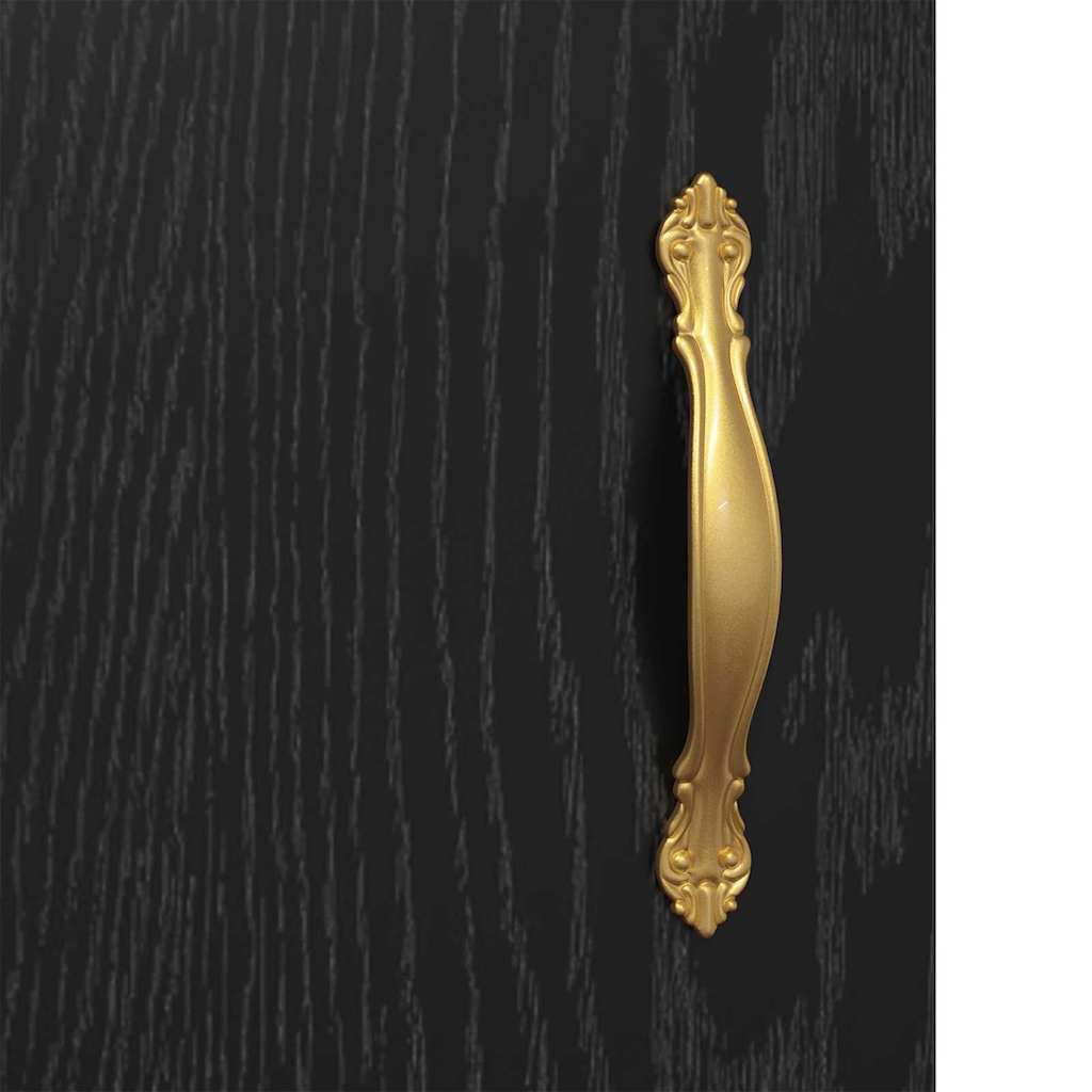 Kabinetski zidni Zidne 2 pcs Crni hrast 69,5 x 34 x 90 cm